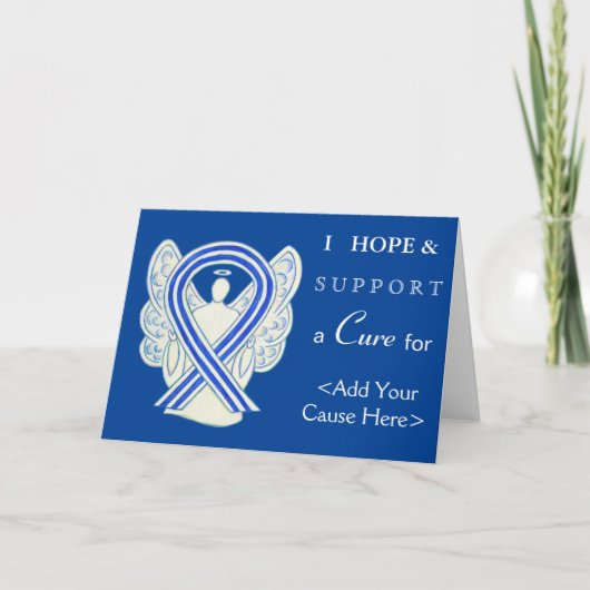 ALS Awareness Ribbon Angel Art Wenskaarten Kaart (Voorkant)