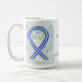 ALS Awareness Ribbon Angel Custom Mok (Links)
