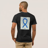 ALS Awareness Ribbon Angel Custom Shirten T-shirt (Achterkant volledig)