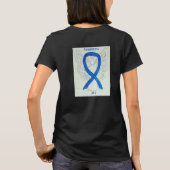 ALS Awareness Ribbon Angel Custom Shirten T-shirt (Achterkant)