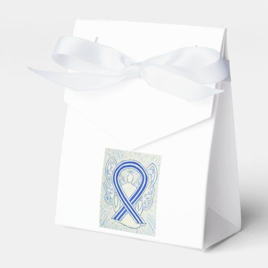 ALS Awareness Ribbon Angel Party Favor Boxes Bedankdoosjes (Voorkant Zijde)