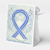 ALS Awareness Ribbon Angel Party Favor Boxes Bedankdoosjes (Achterkant)