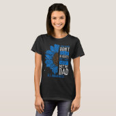 ALS Awareness Ribbon Dad ALS Warrior T-shirt (Voorkant volledig)