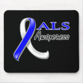 ALS Awareness Ribbon Muismat (Voorkant)