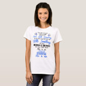 ALS Awareness Ribbon Support Giften T-shirt (Voorkant volledig)