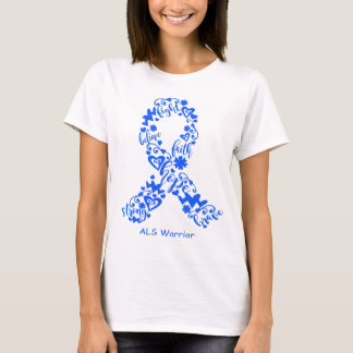 ALS Awareness Ribbon Support Giften T-shirt