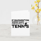 Als badminton gemakkelijk was, noemden ze het tenn kaart (Gele Bloem)
