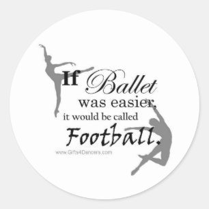Als ballet... Stickers (aanpasbaar)