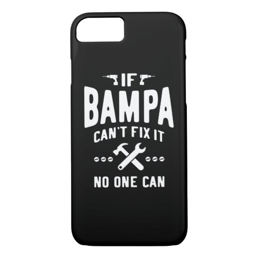 Als Bampa het niet kan oplossen, dan is opa Gift. Case-Mate iPhone Case (Achterkant)