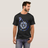 Als Bewust Month Leopard Sunflower Hummingbird T-shirt (Voorkant volledig)