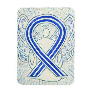 ALS BEWUSTMAKING Ribbon Angel Custom Magnet Gift Magneet