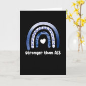 ALS Bewustmakingsmaand Amyotrofe laterale sclerose Kaart (Gele Bloem)