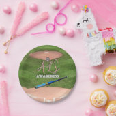 ALS Bewustmakingspapier Borden 7" Papieren Bordje (Feest)