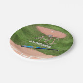 ALS Bewustmakingspapier Borden 7" Papieren Bordje (Gekanteld)