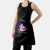 ALS Bewustzijn Funny Unicorn Support Quote Familie Schort (Insitu)