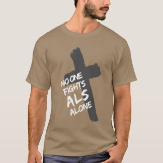 ALS-bewustzijn toont geloof, liefde, steun voor vr T-shirt