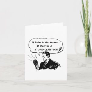 Als Biden het antwoord Comic is Kaart