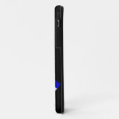 ALS Blue White Ribbon 3 Case-Mate iPhone Case (Achterkant/links)