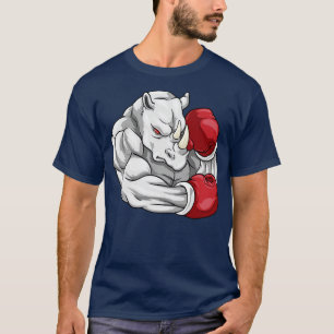 Als bokser met bokshandschoenen t-shirt