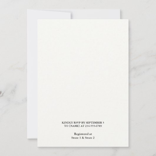 Als boshout Sky Tree Fire Camping Vrijgezellenfees Kaart (Achterkant)