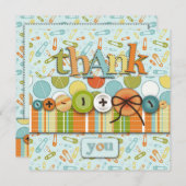 Als Button bedankt (Voorkant / Achterkant)