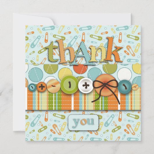 Als Button bedankt (Voorkant)