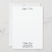 Als Cabine Bos Hout Sky Tree Brand Camping Bruilof Kaart (Achterkant)