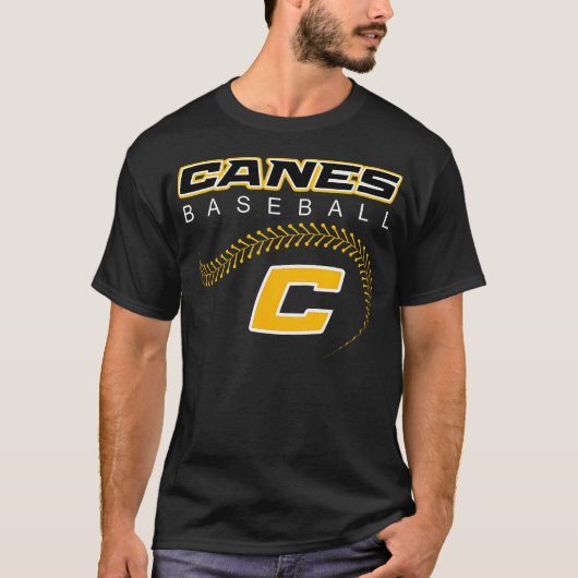Als Canes Baseball Sports T-shirt (Voorkant)