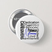 ALS Caregivers Collage Ronde Button 5,7 Cm (Voorkant /achterkant)