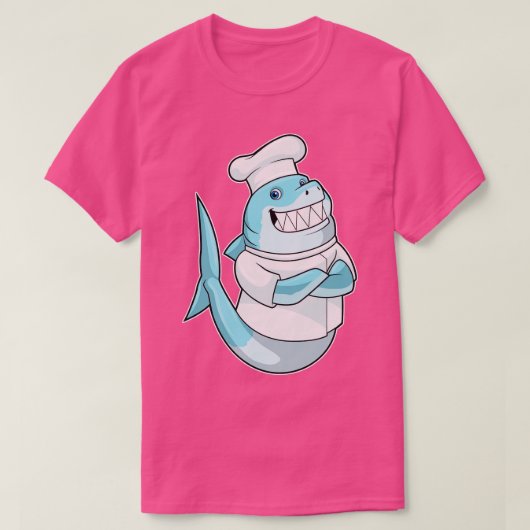 als Chef met Kook schort T-shirt (Design voorkant)
