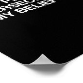 ALS CHRISTELIJK HEB IK HET RECHT HOMO'S TE VERVOLG POSTER (Hoek)