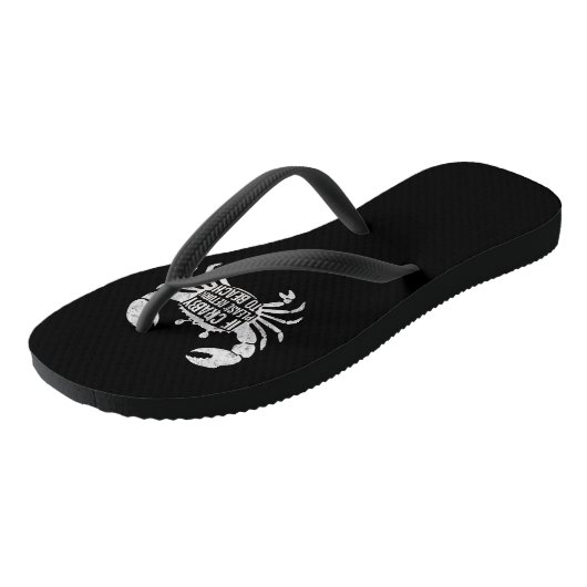 Als Crabby alsjeblieft terugkeert naar Beach Funny Teenslippers (Schuin)