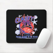 Als Crabby retourneer naar het strand ontwerp Muismat (Met muis)