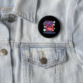 Als Crabby retourneer naar het strand ontwerp Ronde Button 5,7 Cm (In situ)