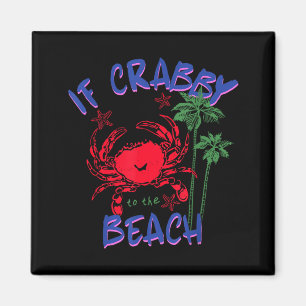 Als crabby terugkeert naar het strand hawaii zomer magneet