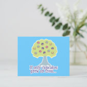 Als Cupcakes maar aan Bomen groeiden Briefkaart (Staand voorkant)