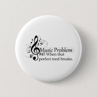 Als dat perfecte riet breekt. ronde button 5,7 cm