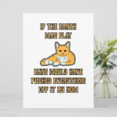 Als de Aarde platte katten was, duw alles er vanaf Save The Date (Staand voorkant)