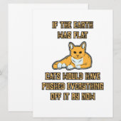 Als de Aarde platte katten was, duw alles er vanaf Save The Date (Voorkant / Achterkant)