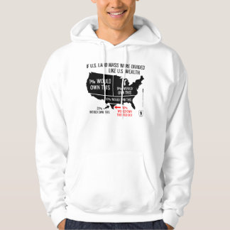 Als de Amerikaanse landmassa verdeeld was als Amer Hoodie