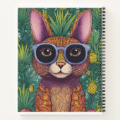 Als de ananas een dier was notitieboek (Achterkant)