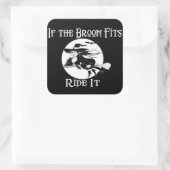 Als de bezem op Stickers past (Tas)