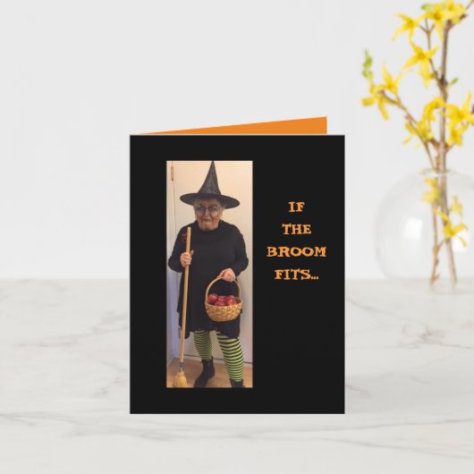 Als de bezem past kaart (Gele Bloem)