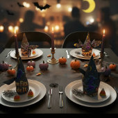 Als de bezem past Ride It Halloween Witch ontwerp Servet