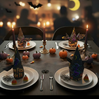 Als de bezem past Ride It Halloween Witch ontwerp Servet
