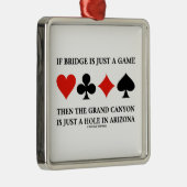 Als de brug enkel een Game Grand Canyon Hole in AZ Metalen Ornament (Rechts)