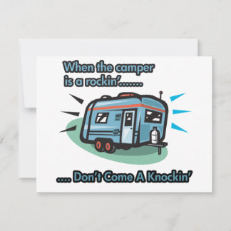 Als de camper een rockin is...