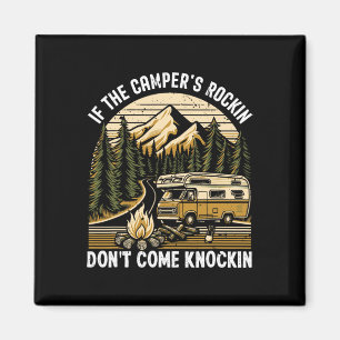 Als de camper rockt, kom dan kamperen magneet