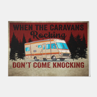 Als de caravans niet aan het springen zijn deurmat