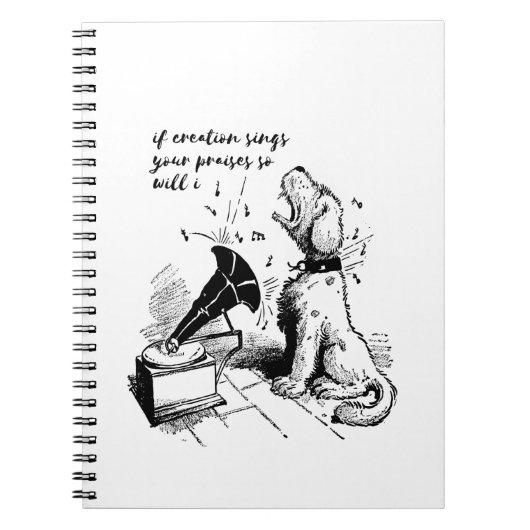 Als de creatie uw geluiden zingt, zal ik | Bijbel Notitieboek (Voorkant)